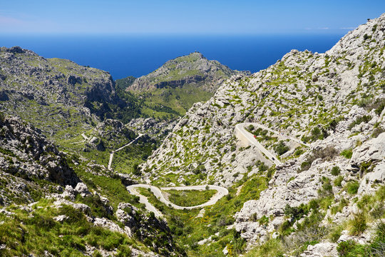 Mallorca - Straße nach Sa Calobra