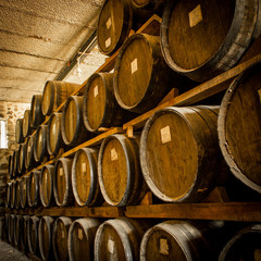 Wine barrels