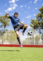 Fototapeta premium football soccer player