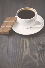 Coffee with chocolate