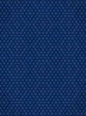 パターン模様（青色）