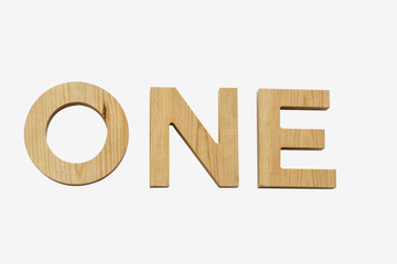 number one wood carving