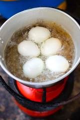 boiled salted duck eggs