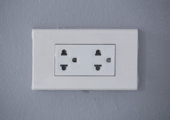 new Electric Wall Socket with Wall Plate
