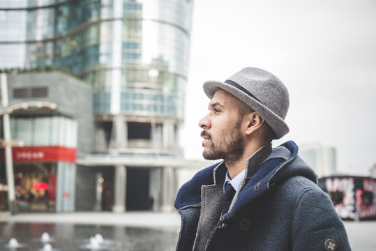 Businessman Walking In City