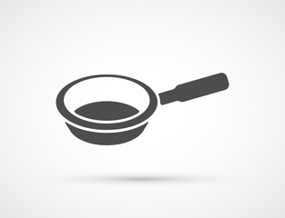 Pan trendy flat icon. Vector