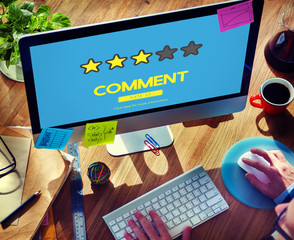 Customre Feedback Comment Vote Review Results Concept