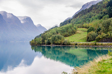 Fototapeta premium Norway fjord