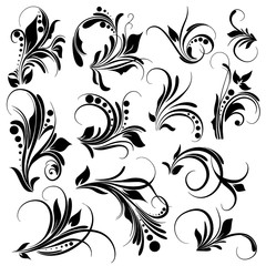 Decorative floral ornament