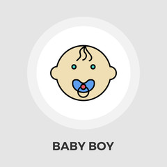 Baby Boy Flat Icon