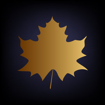 Maple leaf sign