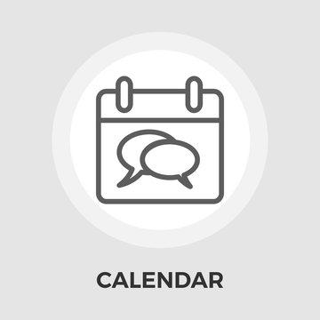 Calendar with chat