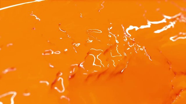Orange Juice flow. Seamless Loop. Series from 1 to 10.