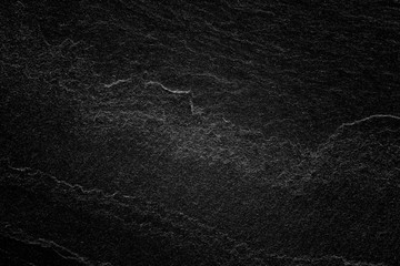 Dark grey black slate background or natural stone texture.