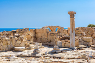 Limassol District. Cyprus. Ruins of Greek ancient Kourion