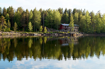Finnish summer cabin in the archipelago