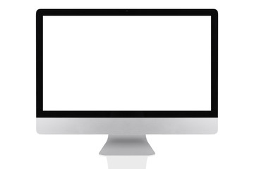 Computer screen isolated on a white background