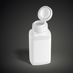 blank medicine bottle
