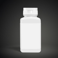 blank medicine bottle