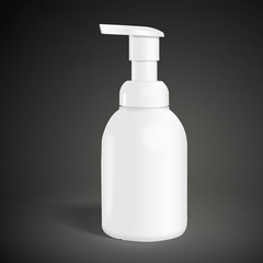 blank cosmetic bottle