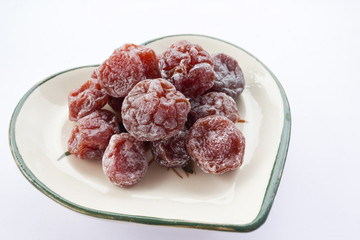 Sweet sieb reserve fruit, eat as dessert, on white background