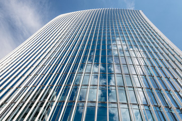 Modern Office building. Low angle view