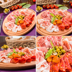 set of slice meat
