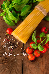 Italian pasta spaghetti