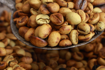 Traditionally Way of Roasting Coffee Beans