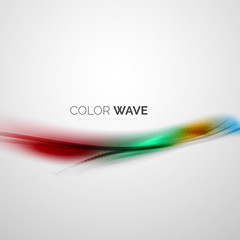 Elegant light smooth wave