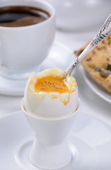 Boiled egg for breakfast