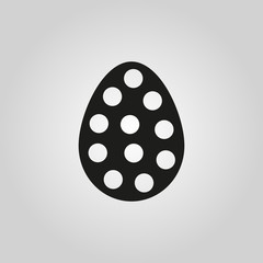 The egg icon. Easter symbol