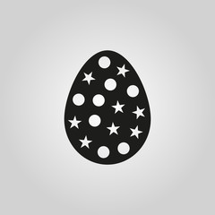 The egg icon. Easter symbol