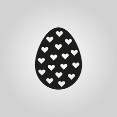 The egg icon. Easter symbol