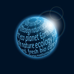 Eco planet icon