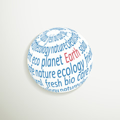 Eco planet icon