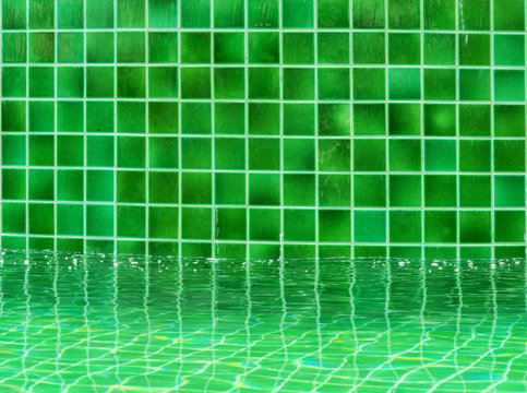 Green Tile Floor
