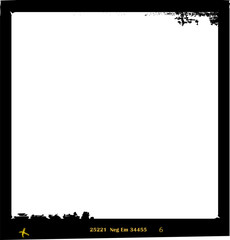 frame of film, grungy photo frame,with free copy space,vector