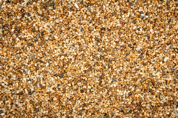 Gravel floor close up background