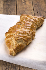 Fish shaped fishy pie