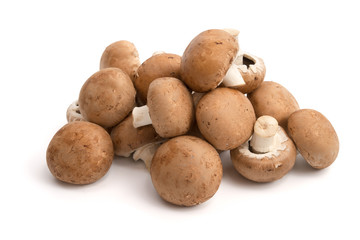 Braune Champignons