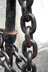Old metal chains