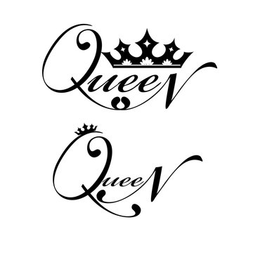 Logo with royal crown and lettering