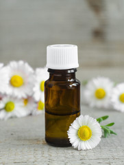 Small bottle of essential chamomile oil (tincture)
