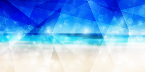 Obraz premium 海 夏 風景 背景