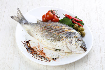Grilled dorado
