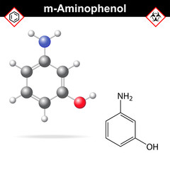 Meta aminophenol molecule