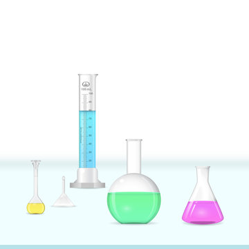 Chemical lab glassware kit