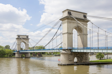 Naklejki  Angielski most wiszący w porcie