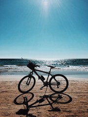 bicycle on the beach